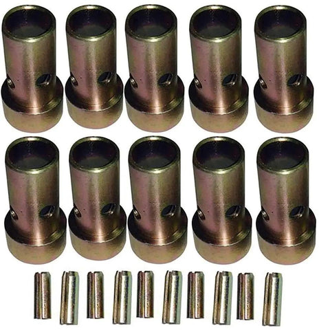 5 Fits Category II Quick Hitch Bushings And Roll Pins Kit For Cat 2 Compatibility and secure attachments, metal components