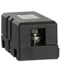 Top Shelf Heavy Duty 50 Amp Midi Fuse Holders And Bolt On High Current Screw Fuses Pack Of Two Zinc Terminals side view with bolt mounting.
