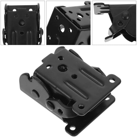 Heavy Duty Folding Cabinet Hinges Eight Piece Kit Smooth Swinging Action metal hinge brackets for furniture mounting.