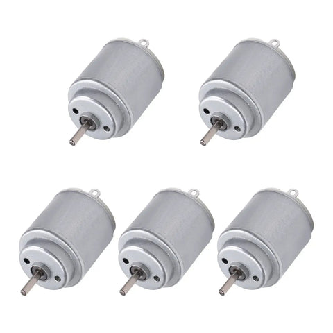 5 Pack 1-6V DC Mini Motors For RC Boats And Planes Dope Do It Yourself Hobby Kit 5000-20000RPM 21mm Diameter By 25mm Length