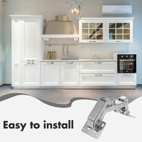Hidden Concealed Door Hinges With 170 Degree Large Angle For Easy Operation Recessed Secret Door Hardware in modern kitchen