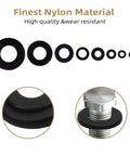 Nylon Flat Washer Kit 510 Pcs Assortment Set For Electrical Connections In Home And Commercial Appliances Including M2 M2.5 M3 M4 M5 M6 M8 M10 Sizes For Quick DIY Repairs And Hardware Projects