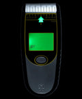 Fafeicy Digital Stud Finder with LCD Display, 7 Functions (Silver) showing green display and measurement marks.