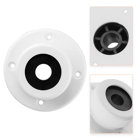 Waterproof Marine Cable Pass Through Kit with threaded outlet and nylon NPT connectors, durable ABS bulkhead gland set.