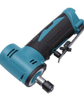 Heavy Duty Cordless Die Grinder For Polishing Sanding And Surface Prep Featuring Dual Rechargeable Lithium Batteries With Swift Us Plug Charger and Beast Mode Power Delivery, close-up view of tool.