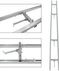 Nine Foot Chainsaw Mill With Aluminum Rail Guide System For Portable Log Milling Lightweight DIY Saw Mill Stand Quick Assembly Stable Nine Foot Rails For Accurate Rough Cuts.