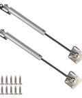 Heavy Duty 10 Inch Gas Struts 2 Pack Soft Close Cabinet Lift Supports with hardware for quiet toy box hinges.