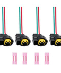 Four Piece Ignition Coil Wiring Pigtail Harness Kit with Connectors for Hyundai Tucson, Santa Fe, Kia Optima, Sorento.
