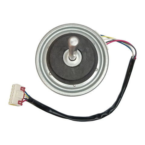 Top view of Brushless 58W Air Conditioning Motor For AC Units Dope Replacement Fan Motor 310V DC With 5 Pin Connector.