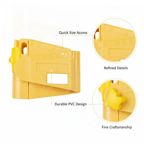 Nine-Piece Hex Key Wrench Set With Tough PVC Case For Easy Furniture Assembly And Quick Equipment Repair Jobs You Gotta Finish Fast Without The Hassle, yellow PVC case