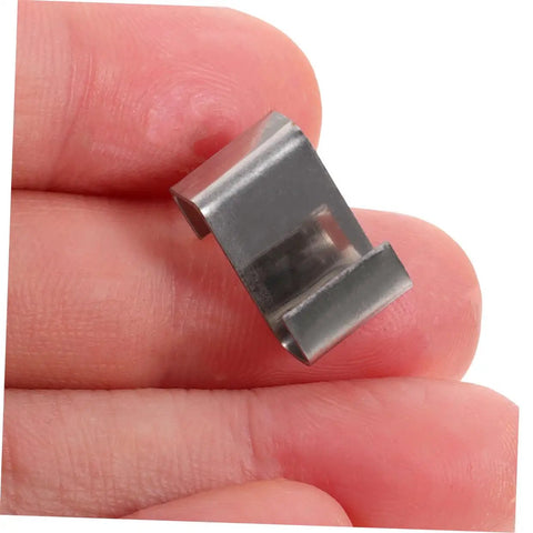 100 Pcs Stainless Steel Z Shape Greenhouse Clips For Glass Pane Fixing, Rust Resistant Durable Clamps For Windows And Doors, Windproof Protection, Easy DIY Repair Kit For Greenhouses
