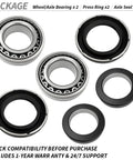 2 Piece Axle Bearing And Seal Kit For Jeep J10 CJ5 CJ6 Wrangler JK Nissan Xterra 1971 2018 Replacement Axle Seals And Bearings Set For Dana 44 Front Or Rear