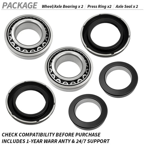 2 Piece Axle Bearing And Seal Kit For Jeep J10 CJ5 CJ6 Wrangler JK Nissan Xterra 1971 2018 Replacement Axle Seals And Bearings Set For Dana 44 Front Or Rear