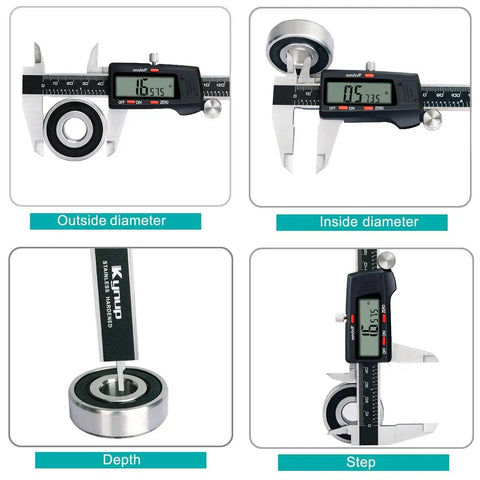 Digital Vernier Caliper With Stainless Steel Body For Precision Measuring 0 To 6 Inch And 0 To 150 mm Range on various tasks