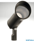 Showscape 3W Olde Bronze MR11 LED Landscape Spot Light 12V 250 Lumen Output At 3000K, side view of light head and mount