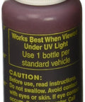Tracer TP-3090-0601 gas engine oil dye bottle, 1 pack, purple liquid with white cap, front view