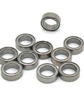 10 Piece Metal RC Car Bearing Kit With Sealed Ball Bearings For Trucks, Easy Replacement Part