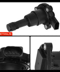 Engine Oil Level Sensor for Audi and Volkswagen Cars Fits A3 A5 A6 Q3 Q5 TTS Quattro Beetle Golf 2013 2019 Replacement Part With Easy Install And Long Lasting Sensor, black plastic