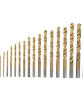 Heavy Duty 19 Piece Cobalt Steel Drill Bit Set High Speed Twist Bits For Metal Drilling Plastic And Engineering DIY Jobs That Gonna Last You A Long Time, assorted sizes