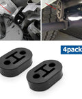 Car Exhaust Hanger 4 Pack Rubber Insulator Bushing Mount With 2 Holes Zero Point Four Seven Inch 12mm Universal Fit