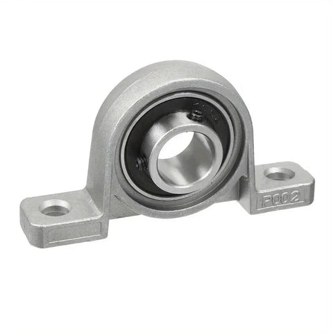 Heavy Duty Self Aligning Zinc Alloy Steel Ball Mounted Pillow Block Insert Bearing Cast Iron Housing High Wear Resistant Chrome Steel Smooth Low Noise For Industrial Machinery Sick Durability Long Life Tight Fit High Load Capacity Built To Last, P002