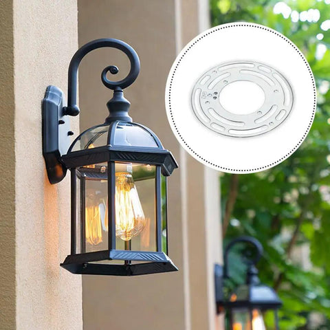 4 Inch Ceiling Light Mounting Bracket Kit, zinc plated steel crossbar for wall lantern installation