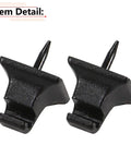 2 Pack Sun Visor Retainer Clips for Ford Mustang 1985-2004 Black Replacement Fasteners, Easy Install, Durable Plastic Mounts