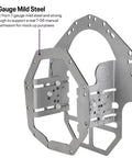 7 gauge mild steel Tremec T-56 Adjustable Mock Up Bellhousing Transmission Fitment Jig With Universal Muscle Car Swap Adapter.