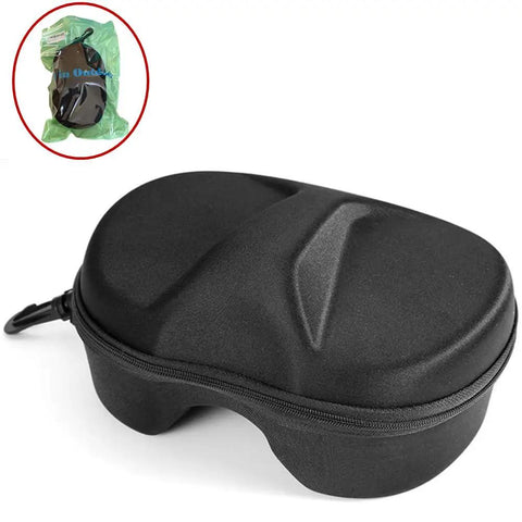 Portable Diving Mask Storage Case For Scuba Glasses And Snorkel Gear Lightweight Protective Box With Zipper.