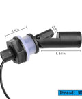 Two Pack Must Have M16 Water Level Sensor Flow Switch Kit For Aquariums Fish Tanks Hydroponics And Pools 110V DC Side Mount