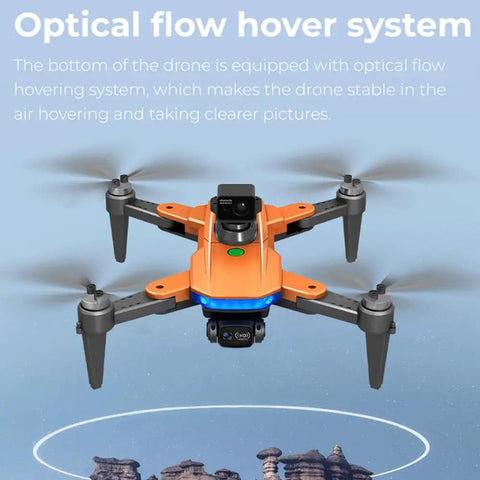 360 Degree Obstacle Avoidance GPS Drone With 4K Camera for Grownups Brushless Quadcopter hovering using optical flow system