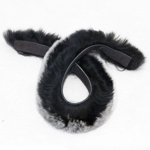 Otter Dampener Bow String Silencer 1 Pair for Recurve Bows lightweight vibration dampener in black and white on white background
