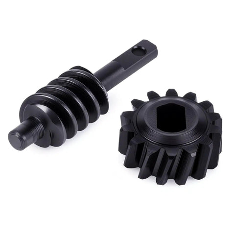 Helical Axle Gear Set For 1 By 30 RC Crawler 14T Hardened Steel Worm And Spur Gears Dual Pack