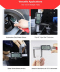 Digital Disc Brake Rotor Micrometer With 0 To 50mm Range And 0 To 2 Inch Readout Heavy Duty Pro Grade Digital Caliper in use
