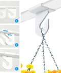 Drop Ceiling Hooks 20 Pairs For Hanging And Suspended Ceilings Tile Clips And Grid Hangers showing installation steps and use with flowers