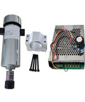 800W 110V DC CNC Spindle Motor Kit With ER16 Chuck For Engraving And Milling, Beefy 20000 RPM High Torque, Water And Air Cooled Design