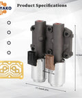Plug And Play Transmission Dual Linear Shift Solenoid Valve Gasket Replacement For 2003 To 2008 Accord, diagram view