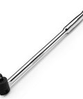 Heavy Duty 1/2 Inch Drive Breaker Bar 17 Point 5 Inches With 180 Degree Rotatable Head Chrome Vanadium Steel angled view