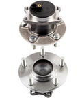 Rear Wheel Hub And Bearing Assembly 512394 Direct Fit For Mitsubishi Lancer 2008 2017 And Outlander 2008 2013 Plus Outlander Sport 2011 2012 With ABS Two Piece OE Quality Replacement Ready To Roll, two-piece design shows mounting components