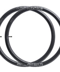2-Pack 26 Inch Bike Tubes 26x1.50/1.75 With 32mm Schrader Valve Inner Tubes, Premium Butyl Rubber, against white background