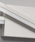 Close-up of Brushed Nickel Dimmable Vanity Light Fixtures For Bathroom Over Mirror With Four Spotlight Bars Modern Durable