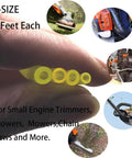 Four Size Fuel Line Hose Kit For Small Engines Includes 0.08x0.14 In, 3/32x3/16 In, 1/8x3/16 In, 1/8x1/4 In, Two Feet Each Replacement Fuel Lines