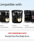 Image showing Keurig K-Duo Brewers, K-Duo Essentials, K-Duo Hot & Iced compatible with reusable carafe basket coffee filter Gen 2.