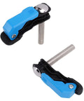 Two Pack Adjustable 19mm Bench Dog Hole Clamps For Woodworking Workbench Durable Engineered Plastic And Stainless Steel Construction