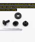 Dang Tough And Zero Drama Rig 21 Set Chicago Screw Kit For Kydex And Leather Gun Holsters Knife Sheaths Size 8 32 Thread 3 8 Inch Long Dacromet Coated Carbon Steel Hardware with screws and cross wrench.