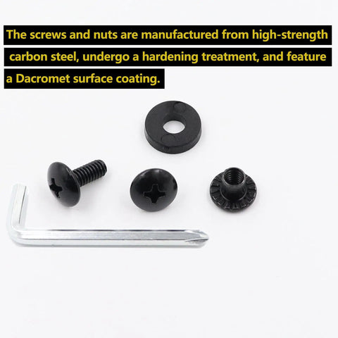 Dang Tough And Zero Drama Rig 21 Set Chicago Screw Kit For Kydex And Leather Gun Holsters Knife Sheaths Size 8 32 Thread 3 8 Inch Long Dacromet Coated Carbon Steel Hardware with screws and cross wrench.