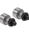 Rock Solid Cf8 Kr19 Cam Follower Needle Roller Bearing With 19Mm Roller Diameter And 11Mm Width Plus M8x1.25 Stud Thread Sealed Heavy Duty Design For Smooth Durable Track Motion 2 Pack,