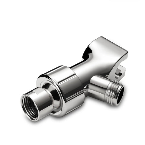 Brass swivel ball mount for Handheld Shower Head With High Pressure And 6 Spray Settings, 6 Inch Chrome Face