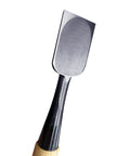 Japanese Wood Chisel 1.65 Inch Wide Blade For Woodworking Pro Grade Carbon Steel White Oak Handle Made In Japan