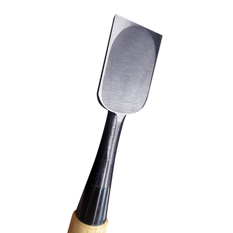 Japanese Wood Chisel 1.65 Inch Wide Blade For Woodworking Pro Grade Carbon Steel White Oak Handle Made In Japan